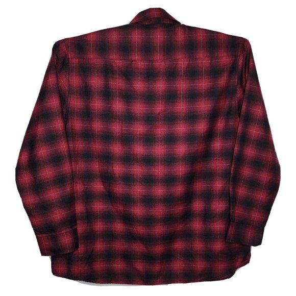 DIXXON FLANNEL-  OXBLOOD OG Flannel Shirt - Men's 3XL 2017 Yellow Tag Pre-Pleat - Picture 2 of 4
